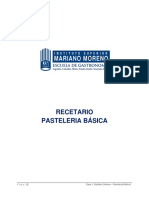 Recetario Pasteleria Basica PDF