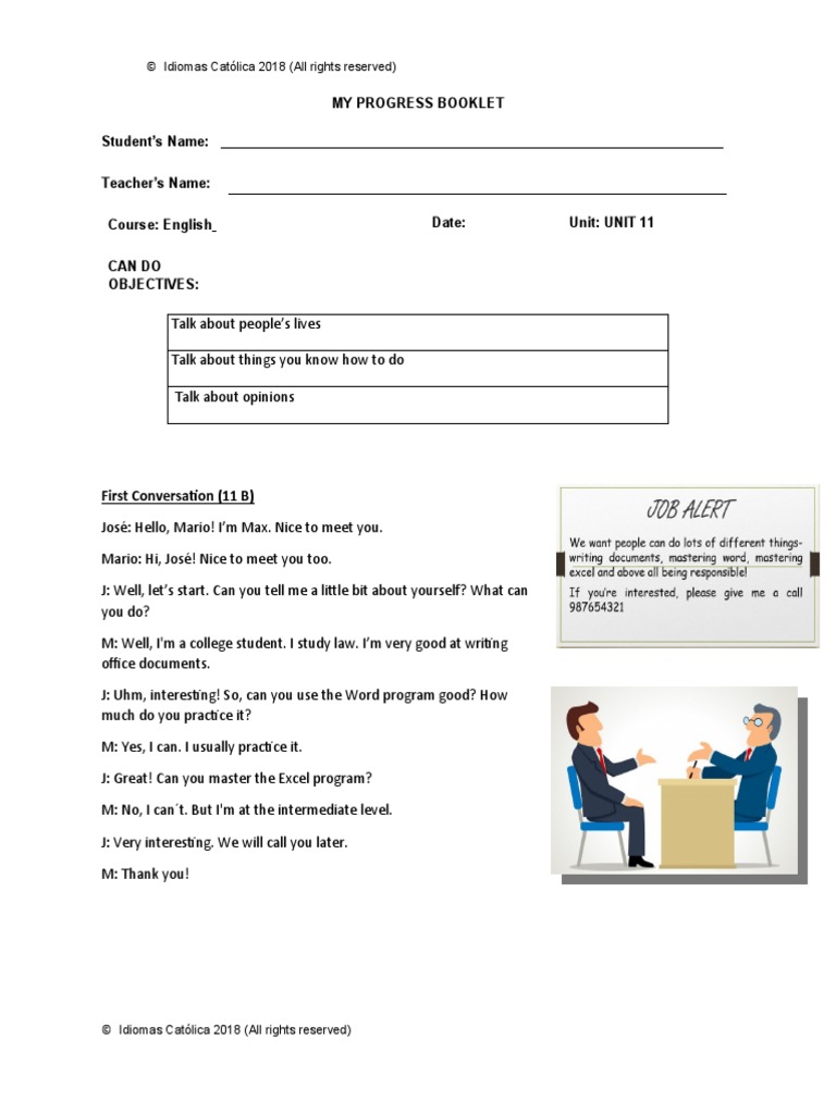 My Progress Booklet Template | PDF | Teaching | Pedagogy
