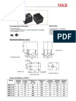 Relé MKB 3L especificações