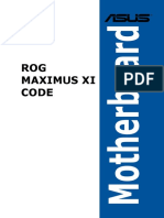 Asus ROG Maximus XI Code Manual