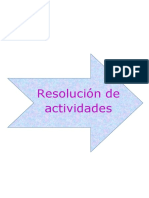 Actividades y Resolución de Actividades