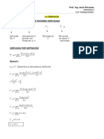 Recordar Derivadas