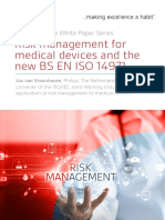 Risk Management For Medical Devices and The New BS EN ISO 14971