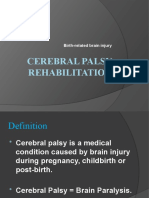 Cerebral Palsy Rehabilitation: Birth-Related Brain Injury