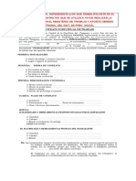 Contrato Individual de Trabajo-Formato Mtess