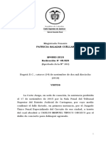 Casación sobre concierto para delinquir de exalcalde de Arjona