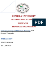 Comilla University: Prepared by