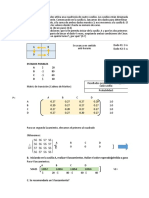 Juego de dados con cuatro casillas y valores monetarios