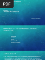 Unidad IV. Auditoria Informática