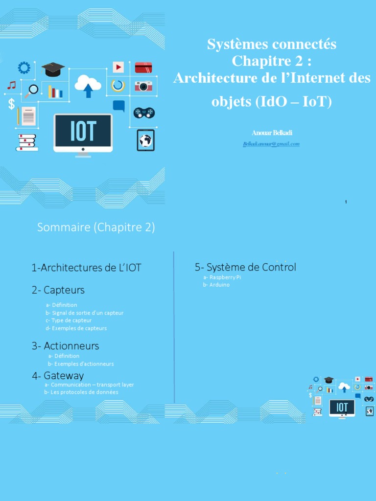 Capteurs dans l'Internet des Objets | PDF | Capteur | Internet des objets