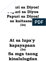 Papuri Sa Diyos