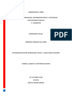 Diferencias Entre Revisoria Fiscal y Auditor Externo