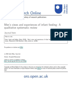Open Research Online: Men's Views and Experiences of Infant Feeding: A Qualitative Systematic Review