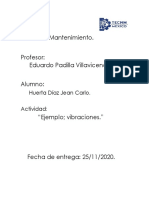 Mantenimiento Ejemplo Vibraciones PDF