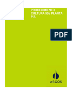 PROCEDIMIENTO CULTURA 5Ss Planta PIA