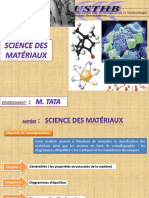 science des matériaux _Chapitre 1