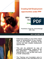 Creating Self Employment Opportunity Under PPP - NSIC-s