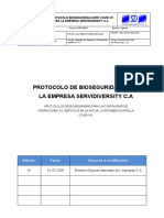 F-Protocolo de Bioseguridad para La Empresa Servidiversity