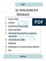 Tendencias y Temas Actuales de La Administración ADM. GENERAL