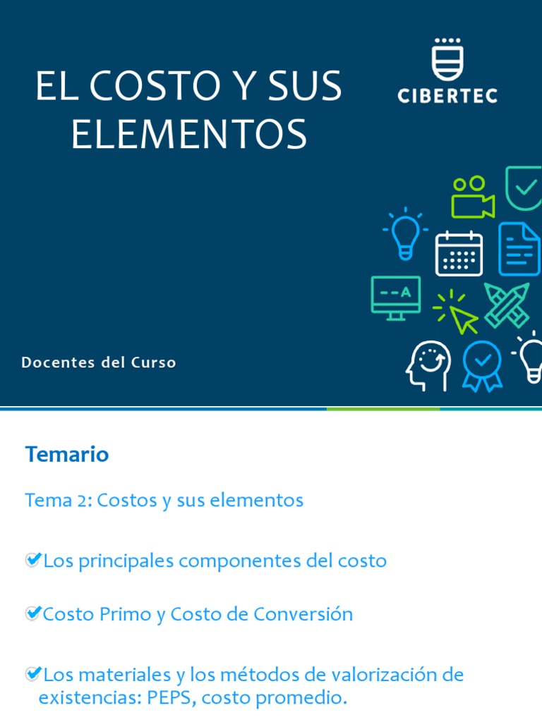 Elementos y Clasificación de Costos | PDF | Costo | Salario