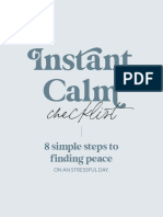 Instant Calm: 8 Simple Steps To Finding Peace