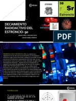 Decaimiento Radioactivo Del Estrincio - 90