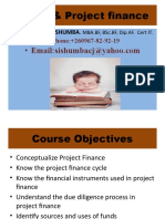 Dag 305 Project Finance