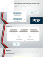 Types of Strain: Deformation, Normal, Shear