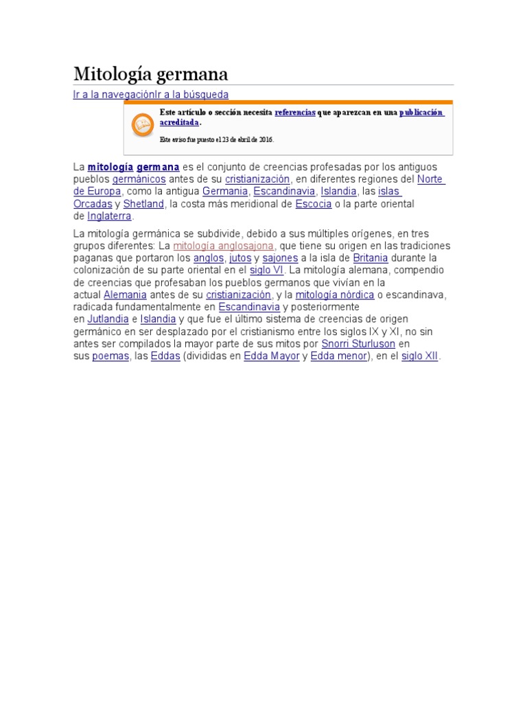 Mitología Germana PDF