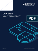 LMA 5403 A Lost Opportunity