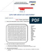 Let's Talk About Our New Habits : English For 2Nd and 3Rd Grade Level: A1