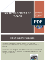 My Development of T-Pack: A Knowledge Theory For The 21 Century Teacher