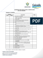 Lista de Chequeo para Contratistas y Vinculados PDF