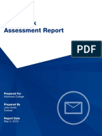 Sample Report Email Risk Assessment