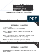 Cronologia da fundação e desenvolvimento de Barra dos Coqueiros SE