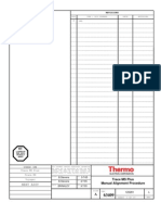 Trace MS Plus Manual Alignment Procedure