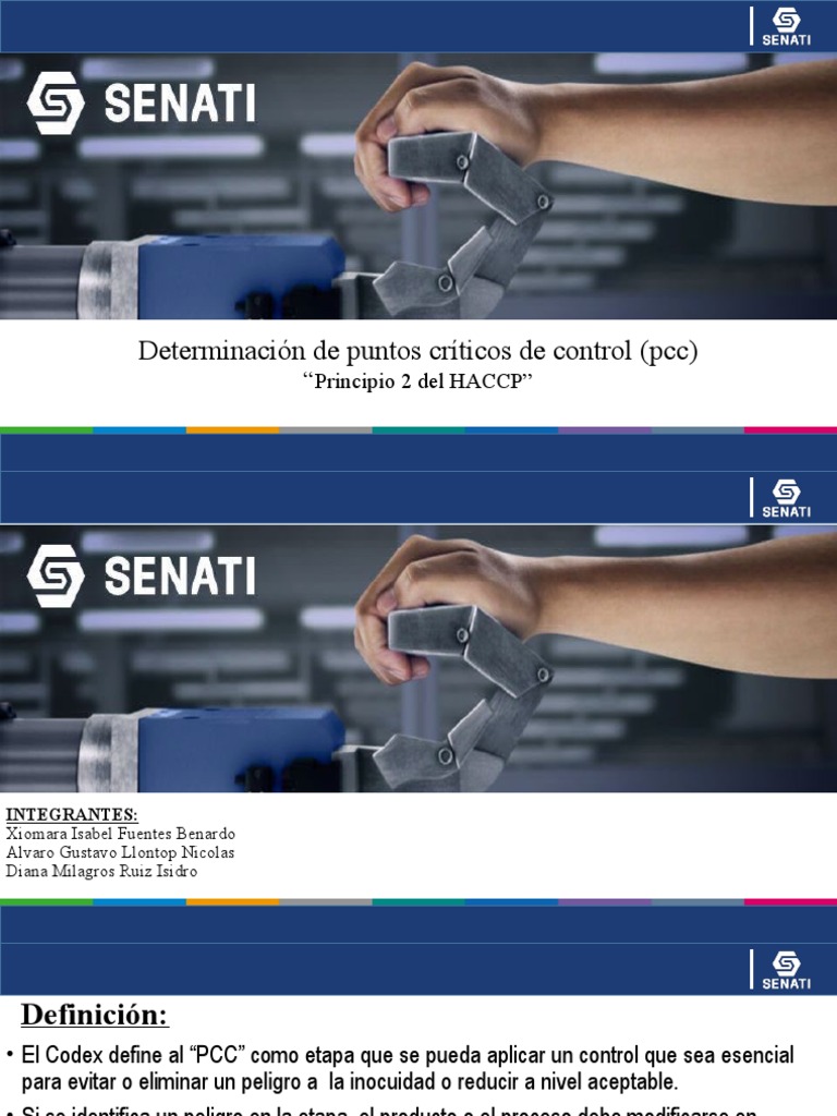 Determinación de Puntos Críticos de Control (PCC PDF Análisis de
