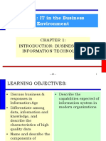 Part 1: IT in The Business Environment: Introduction: Business and Information Technology