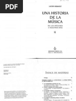 REBATET Historia Musica 1a Parte | PDF