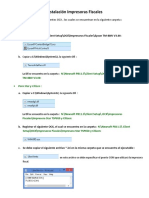 Manual Instalación Impresora Fiscales