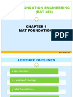FOUNDATION ENGINEERING MAT FOUNDATIONS LECTURE 1A (EAT 456