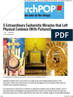 5 Extraordinary Eucharistic Miracles That Left Physical Evidence (With Pictures!) # ChurchPOP PDF