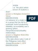 Answer Is: Workplace Immersion Venue