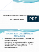 1120 Administrasi, Organisasi, Dan Manajemen