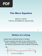 The Wave Equation: Special Topics: Partial Differential Equations