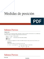 Medidas de Posición