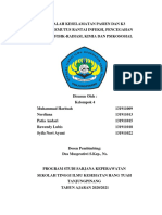 Makalah Upaya Memutus Rantai Infeksi, Pencegahan Bahaya Fisik-Radiasi, Kimia Dan Psikososial