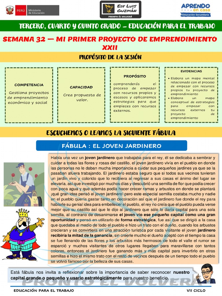 Mi Primer Proyecto de Emprendimiento | PDF | Iniciativa empresarial ...