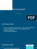 Process Journal Goal