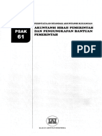 Psak 61 - Akuntansi Hibah Pemerintah Dan Pengungkapan Bantuan Pemerintah